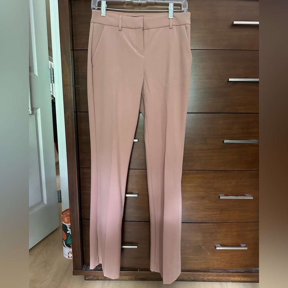 Express Columnist Barely Boot Mid Rise Dress Pants